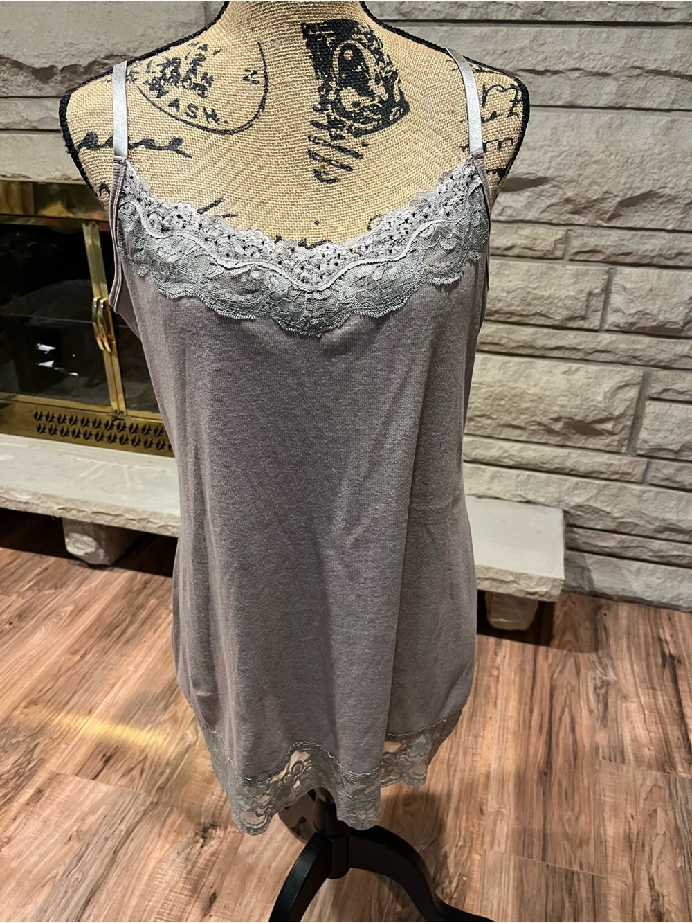 Maurices Tan Lace Cami XL NWT